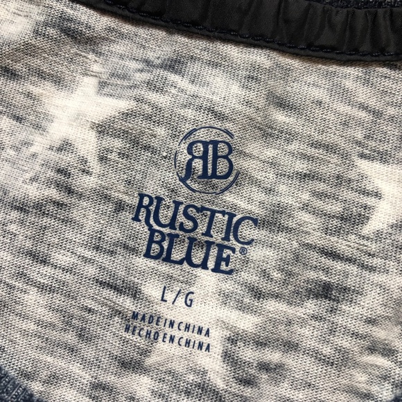 Rustic Blue Stars& Stripes Kid’s Tank Top - Picture 4 of 6